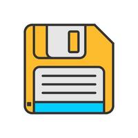 Floppy disk icon image vector
