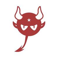 Devil icon design vector