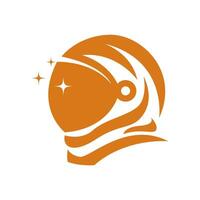 Astronaut logo design vector