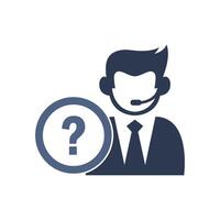 Help and support icon design vector