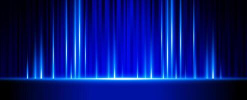 Technology background, futuristic, abstract dark blue gradient with light effect for presentation vector