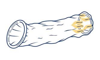 Condom with health protection design vector