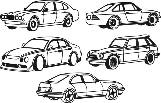 Modern Car Graphics Pack for Designers