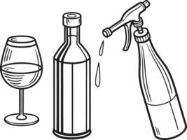 Minimal Bottle Icons for Product Mockups vector