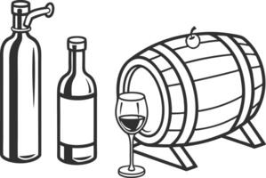 Colorful Bottle Graphics for Print and Web vector