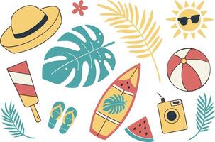 Bright Summer Graphics Pack for Commercial Use vector