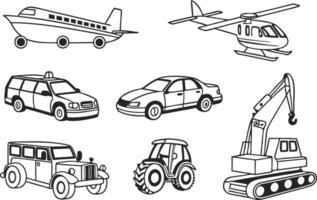 High Quality Vehicle Design Elements vector