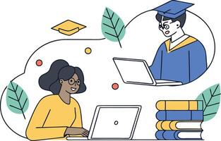Editable Templates for School and College Use vector