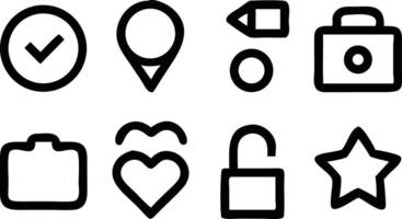 Professional UI Icons and Elements for Developers vector