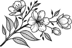Creative Colorful Flower Graphics for Art vector