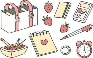 icon design set silhouette vector