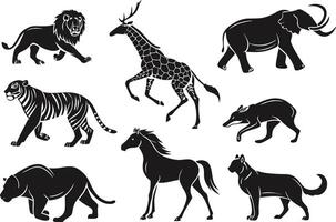 Hand Drawn Animal Graphics for Print and Web vector