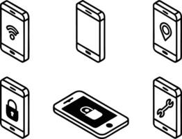 App Mobile Icon Pack vector