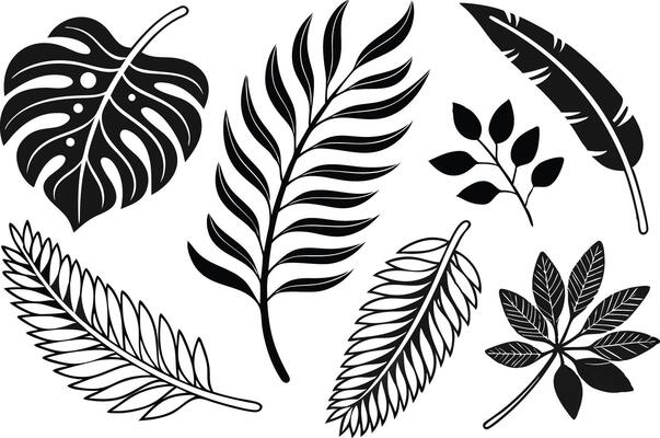 Natural Leaves Art Bundle