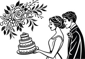 Elegant DIY Wedding Set for Custom Projects vector