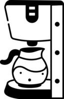 A sketchy style icon showing coffee dispenser vector