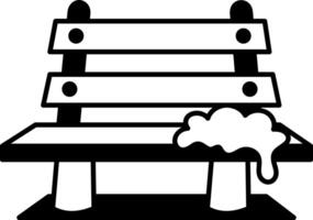 A hand drawn style icon of a snow branch vector