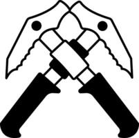 A doodle style icon of climbing gear vector