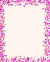 Delicate Floral Frame for Invitations and Greetings artwork vector