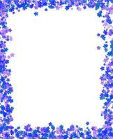Delicate Floral Frame for Invitations and Greetings art vector