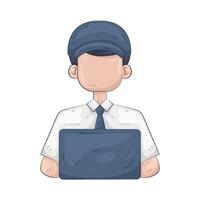 Illustration of Network Engineer vector