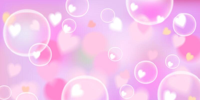 A light pink and vivid pink gradient background with glowing heart bubbles and a dreamy bokeh effect. This vibrant and romantic illustration is ideal for Valentine s Day designs, wedding stationery, festive decorations, and love-themed digital artwork.
