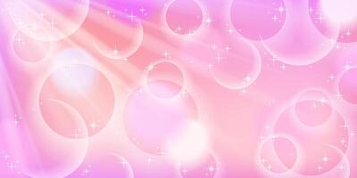 dreamy background in pastel tones with sparkles and glowing bokeh. Romantic and whimsical atmosphere for fantasy designs. vector
