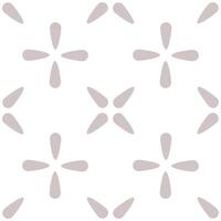 Traditional azulejo floral tile pattern with soft contrasting tones, ideal for vintage decor projects. vector