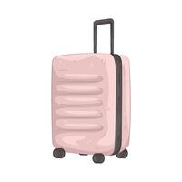 Illustration of Pink Suitcase vector