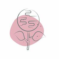Icon World Peace. related to World Peace symbol. Color Spot Style. design editable vector