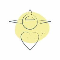 Icon Transport. related to World Peace symbol. Color Spot Style. design editable vector