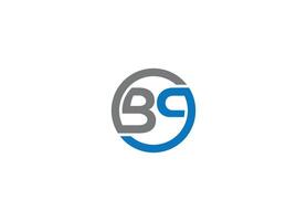 BP letter logo design with icon template vector