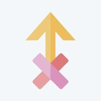 Icon Zeus. related to Astrology symbol. flat style. design editable vector