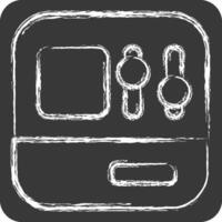 Icon Dashboard. related to Industry symbol. chalk Style. design editable vector