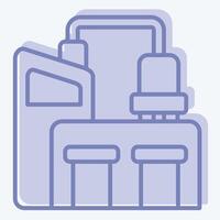 Icon Bussiness. related to Industry symbol. two tone style. design editable vector