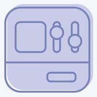 Icon Dashboard. related to Industry symbol. two tone style. design editable vector