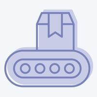 Icon Industrial Robot. related to Industry symbol. two tone style. design editable vector