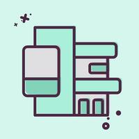 Icon Company Office. related to Industry symbol. MBE style. design editable vector