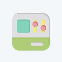 Icon Dashboard. related to Industry symbol. flat style. design editable vector