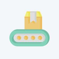 Icon Industrial Robot. related to Industry symbol. flat style. design editable vector