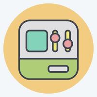 Icon Dashboard. related to Industry symbol. color mate style. design editable vector