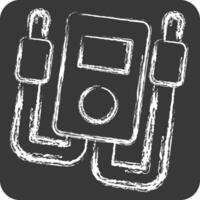 Icon Electrical Meter. related to Repair Tools symbol. chalk Style. design editable vector
