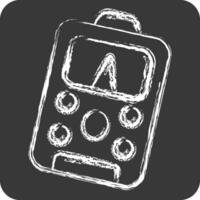 Icon Power Meter. related to Repair Tools symbol. chalk Style. design editable vector