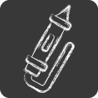 Icon Test Light. related to Repair Tools symbol. chalk Style. design editable vector