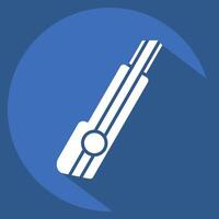 Icon Cutter. related to Repair Tools symbol. long shadow style. design editable vector