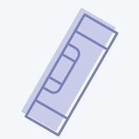 Icon Spirit Level. related to Repair Tools symbol. two tone style. design editable vector