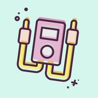 Icon Electrical Meter. related to Repair Tools symbol. MBE style. design editable vector