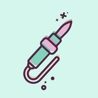 Icon Soldering Iron. related to Repair Tools symbol. MBE style. design editable vector