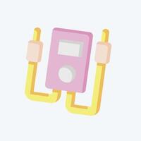 Icon Electrical Meter. related to Repair Tools symbol. flat style. design editable vector