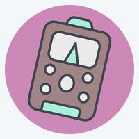 Icon Power Meter. related to Repair Tools symbol. color mate style. design editable vector